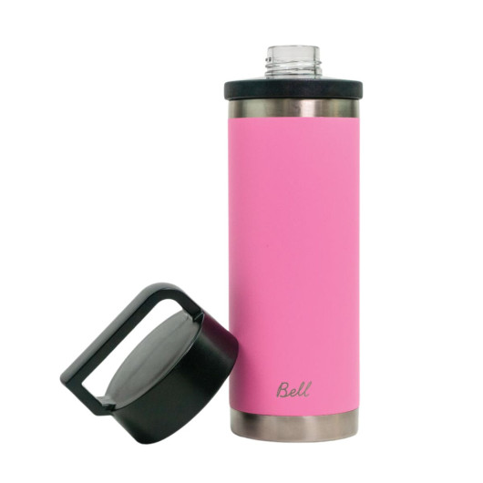 Solid Handle Bell Bottles Lid Off